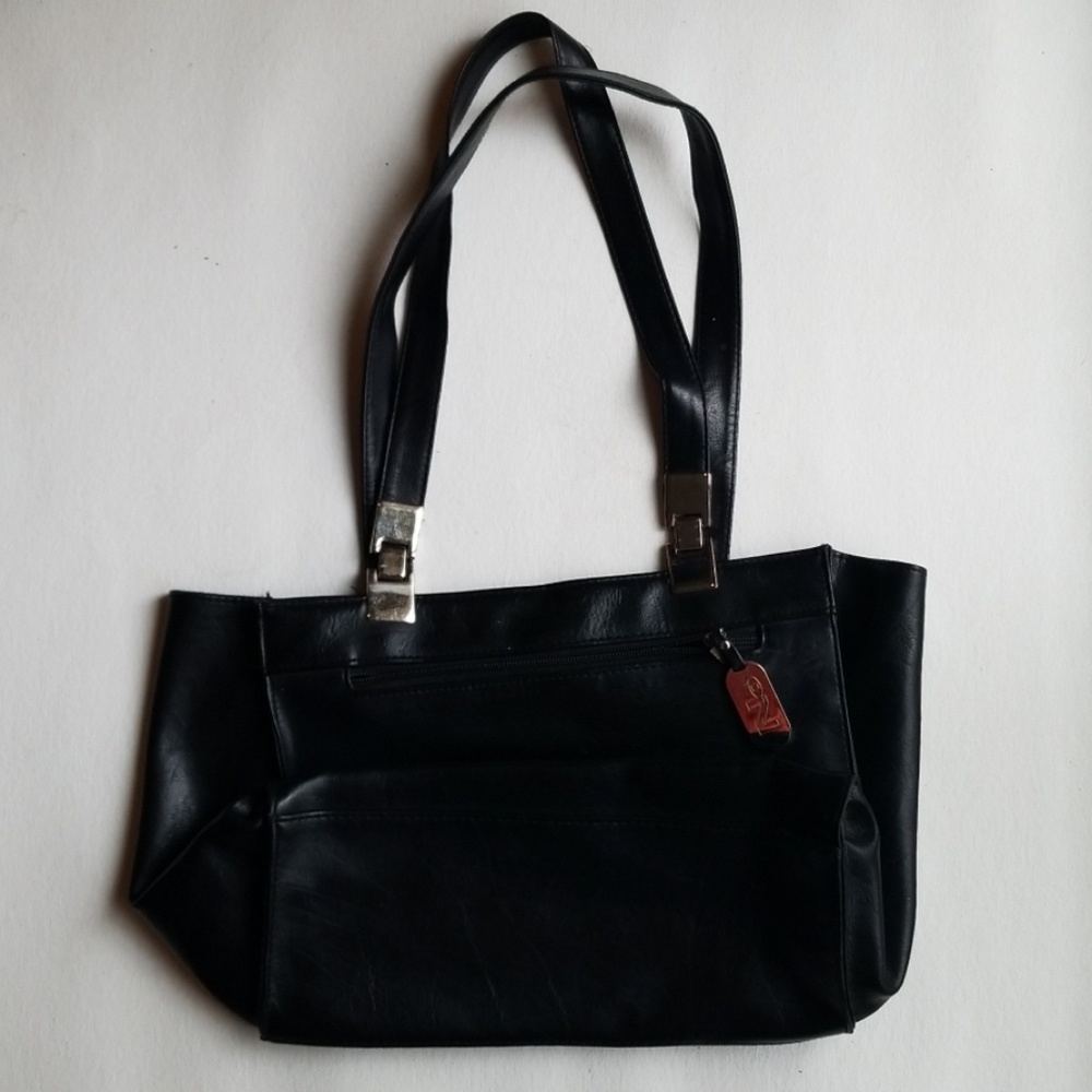 Black Faux leather handbag